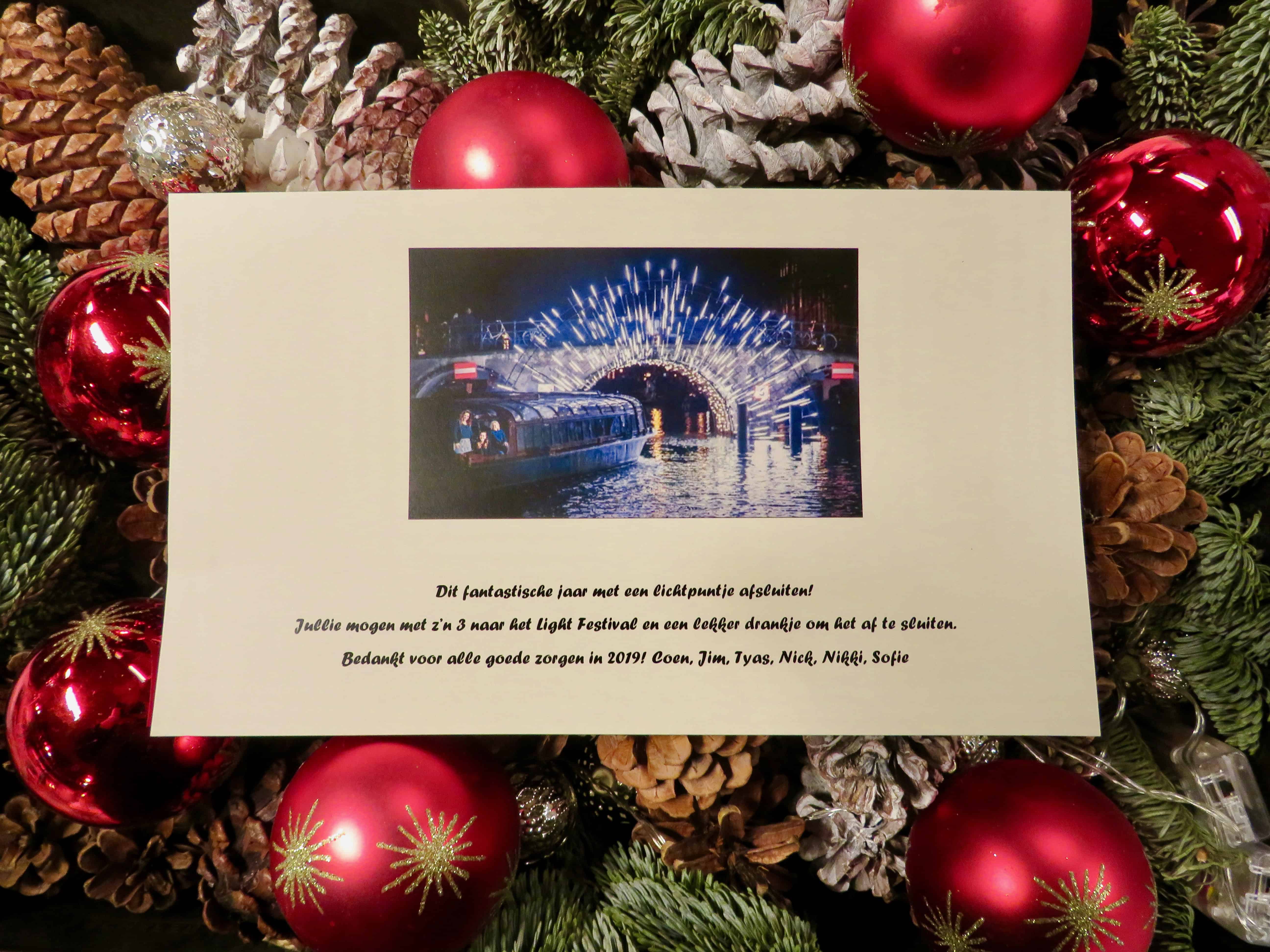 Een fantastisch jaar met een lichtpuntje afsluiten!